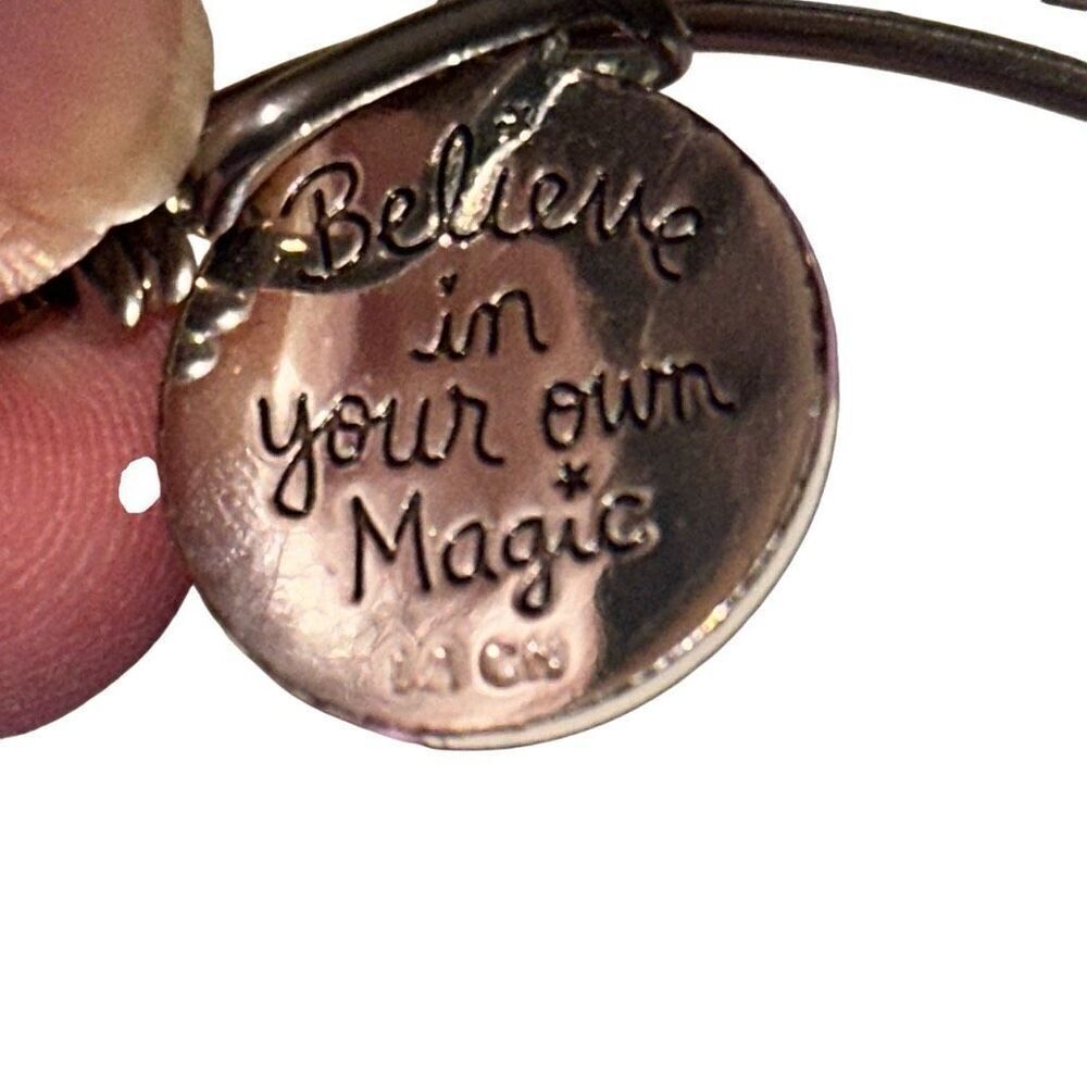 *NEW * Believe In Your Magic Love This Life Stainless Steel Bangle 7cm - Picture 8 of 11